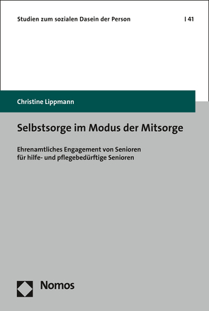 Selbstsorge im Modus der Mitsorge von Lippmann,  Christine