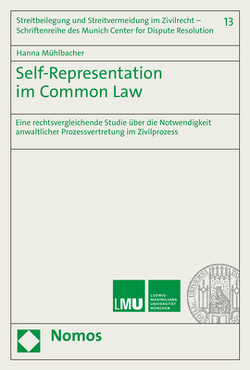Self-Representation im Common Law von Mühlbacher,  Hanna