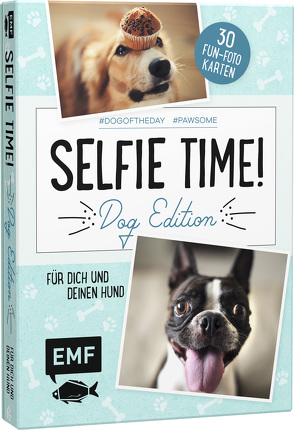 Selfie Time! Dog Edition – 30 Fun-Fotokarten