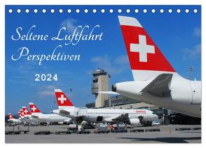 Seltene Luftfahrt Perspektiven (Tischkalender 2024 DIN A5 quer), CALVENDO Monatskalender von Wubben,  Arie