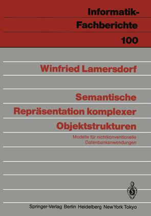 Semantische Repräsentation komplexer Objektstrukturen von Lamersdorf,  Winfried