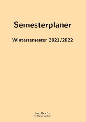 Semesterplan WS202122 von Zacherl,  Florian