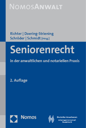 Seniorenrecht von Doering-Striening,  Gudrun, Richter,  Ronald, Schmidt,  Bettina, Schroeder,  Anne