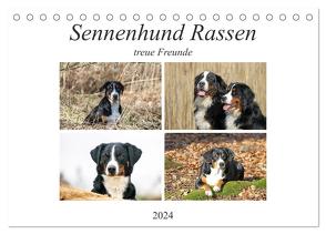 Sennenhund Rassen (Tischkalender 2024 DIN A5 quer), CALVENDO Monatskalender von SchnelleWelten,  SchnelleWelten