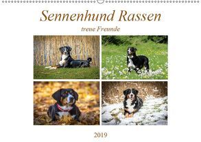 Sennenhund Rassen (Wandkalender 2019 DIN A2 quer) von SchnelleWelten