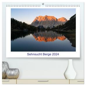 Sensucht Berge – Momente des Lichts (hochwertiger Premium Wandkalender 2024 DIN A2 quer), Kunstdruck in Hochglanz von Forstner,  Franz