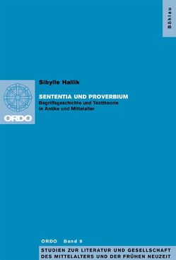 Sententia und Proverbium von Hallik,  Sibylle
