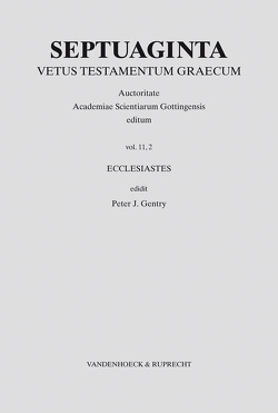 Septuaginta. Band 11,2 von Gentry,  Peter J.