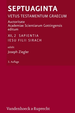 Septuaginta. Band 12,2 von Ziegler,  Joseph