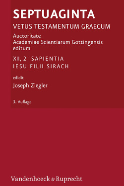 Septuaginta. Band 12,2 von Ziegler,  Joseph