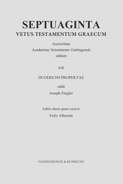 Septuaginta. Band 13 von Albrecht,  Felix
