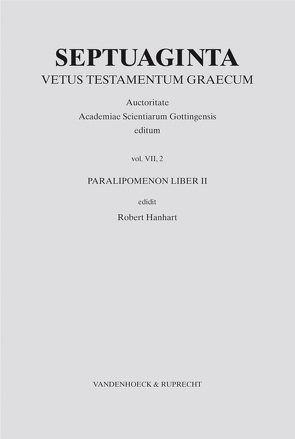 Septuaginta. Band 7,2 von Hanhart,  Robert