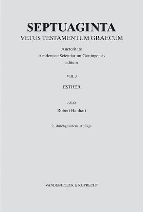 Septuaginta. Band 8,3 von Hanhart,  Robert