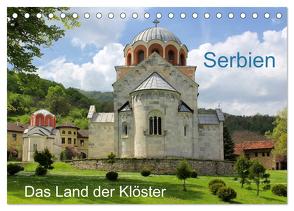 Serbien – Das Land der Klöster (Tischkalender 2024 DIN A5 quer), CALVENDO Monatskalender von Knezevic,  Dejan