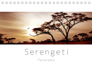 Serengeti Panorama (Tischkalender 2023 DIN A5 quer) von visuell photography,  studio