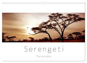 Serengeti Panorama (Wandkalender 2024 DIN A3 quer), CALVENDO Monatskalender von visuell photography,  studio
