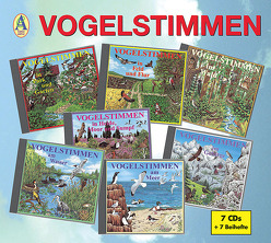 Serie VOGELSTIMMEN 7 CDs mit gesprochenen Erläuterungen von Dingler,  Karl H, Roché,  Jean C., Schulze,  Andreas, Werle,  Alfred