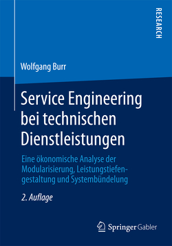 Service Engineering bei technischen Dienstleistungen von Burr,  Wolfgang