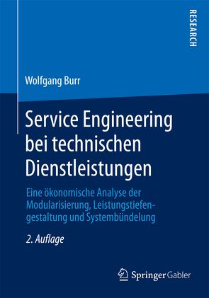 Service Engineering bei technischen Dienstleistungen von Burr,  Wolfgang