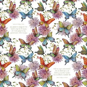 Servietten »Schmetterlinge« von von Goethe,  Johann Wolfgang