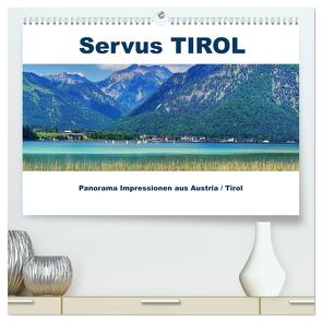 Servus TIROL Panorama Impressionen aus Austria / Tirol (hochwertiger Premium Wandkalender 2024 DIN A2 quer), Kunstdruck in Hochglanz von Michel,  Susan
