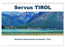 Servus TIROL Panorama Impressionen aus Austria / Tirol (Tischkalender 2024 DIN A5 quer), CALVENDO Monatskalender von Michel,  Susan