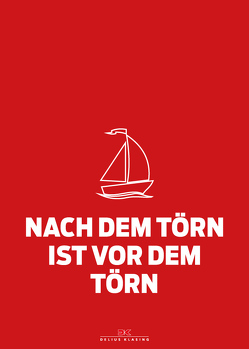 Set: 2 x Maritimes Notizbuch (rot) – Spruch: Nach dem Törn ist vor dem Törn