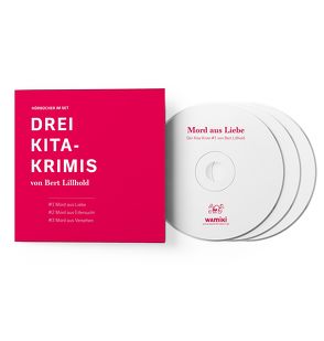 Set: 3 x Hörbuch Kita-Krimi „Mord aus Liebe, Mord aus Eifersucht, Mord aus Versehen“ von Lillhold,  Bert