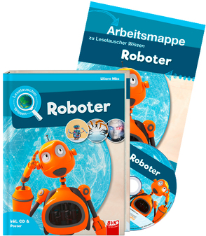 Set: Leselauscher Wissen: Roboter (inkl. CD) von Mika,  Liliane