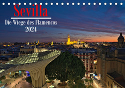 Sevilla – Die Wiege des Flamenco (Tischkalender 2024 DIN A5 quer), CALVENDO Monatskalender von Calabotta,  Mathias