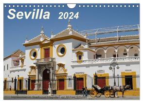 Sevilla Impressionen im Querformat 2024 (Wandkalender 2024 DIN A4 quer), CALVENDO Monatskalender von Schultes,  Michael