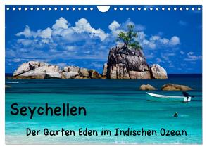 Seychellen – Der Garten Eden im Indischen Ozean (Wandkalender 2024 DIN A4 quer), CALVENDO Monatskalender von Amler,  Thomas