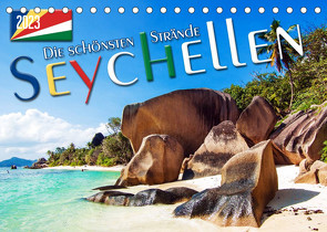 Seychellen – Die schönsten Strände (Tischkalender 2023 DIN A5 quer) von Steinwald,  Max