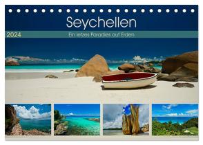 Seychellen – Ein letztes Paradies auf Erden (Tischkalender 2024 DIN A5 quer), CALVENDO Monatskalender von René Grossmann,  Marcel