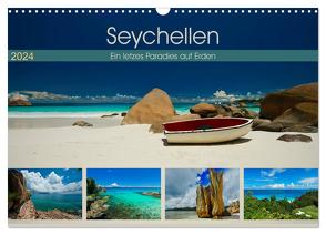 Seychellen – Ein letztes Paradies auf Erden (Wandkalender 2024 DIN A3 quer), CALVENDO Monatskalender von René Grossmann,  Marcel