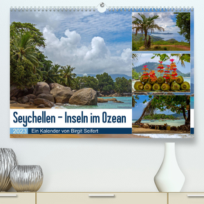 Seychellen – Inseln im Ozean (Premium, hochwertiger DIN A2 Wandkalender 2023, Kunstdruck in Hochglanz) von Harriette Seifert,  Birgit