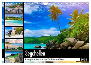 Seychellen – Inselparadies vor der Ostküste Afrikas (Wandkalender 2024 DIN A4 quer), CALVENDO Monatskalender von Goldbach,  Alexandra