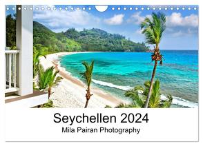 Seychellen Paradies 2024 (Wandkalender 2024 DIN A4 quer), CALVENDO Monatskalender von Pairan,  Mila