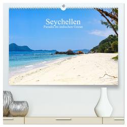 Seychellen – Paradis im indischen Ozean (hochwertiger Premium Wandkalender 2024 DIN A2 quer), Kunstdruck in Hochglanz von Photography,  Hupp