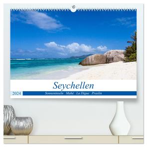 Seychellen. Sonneninseln – Mahé, La Digue, Praslin (hochwertiger Premium Wandkalender 2024 DIN A2 quer), Kunstdruck in Hochglanz von Weber - ArtOnPicture,  Andreas