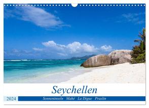 Seychellen. Sonneninseln – Mahé, La Digue, Praslin (Wandkalender 2024 DIN A3 quer), CALVENDO Monatskalender von Weber - ArtOnPicture,  Andreas