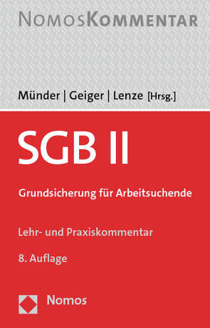 SGB II von Geiger,  Udo, Lenze,  Anne, Münder,  Johannes