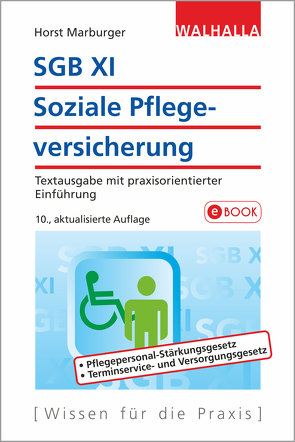 SGB XI – Soziale Pflegeversicherung von Marburger,  Horst