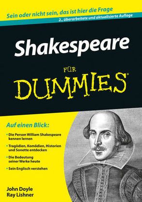 Shakespeare für Dummies von Doyle,  John, Lischner,  Ray
