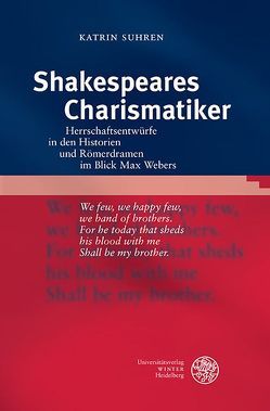 Shakespeares Charismatiker von Suhren,  Katrin