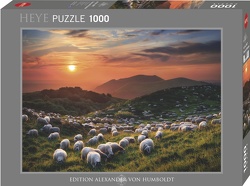 Sheep and Volcanoes Puzzle von Courty,  Florent