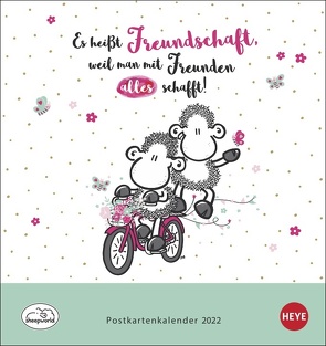 sheepworld Postkartenkalender 2022 von Heye