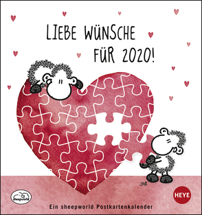 sheepworld Postkartenkalender Kalender 2020 von Heye