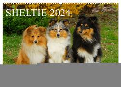 Sheltie 2024 (Wandkalender 2024 DIN A2 quer), CALVENDO Monatskalender von Starick,  Sigrid