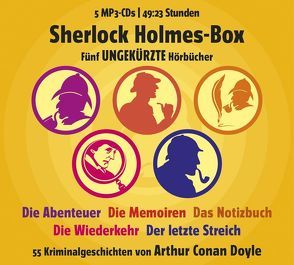 Sherlock Holmes Box von Conan Doyle,  Arthur, Great,  Ronny, Poewe,  Christian, RADIOROPA Hörbuch - eine Division der TechniSat Digital GmbH